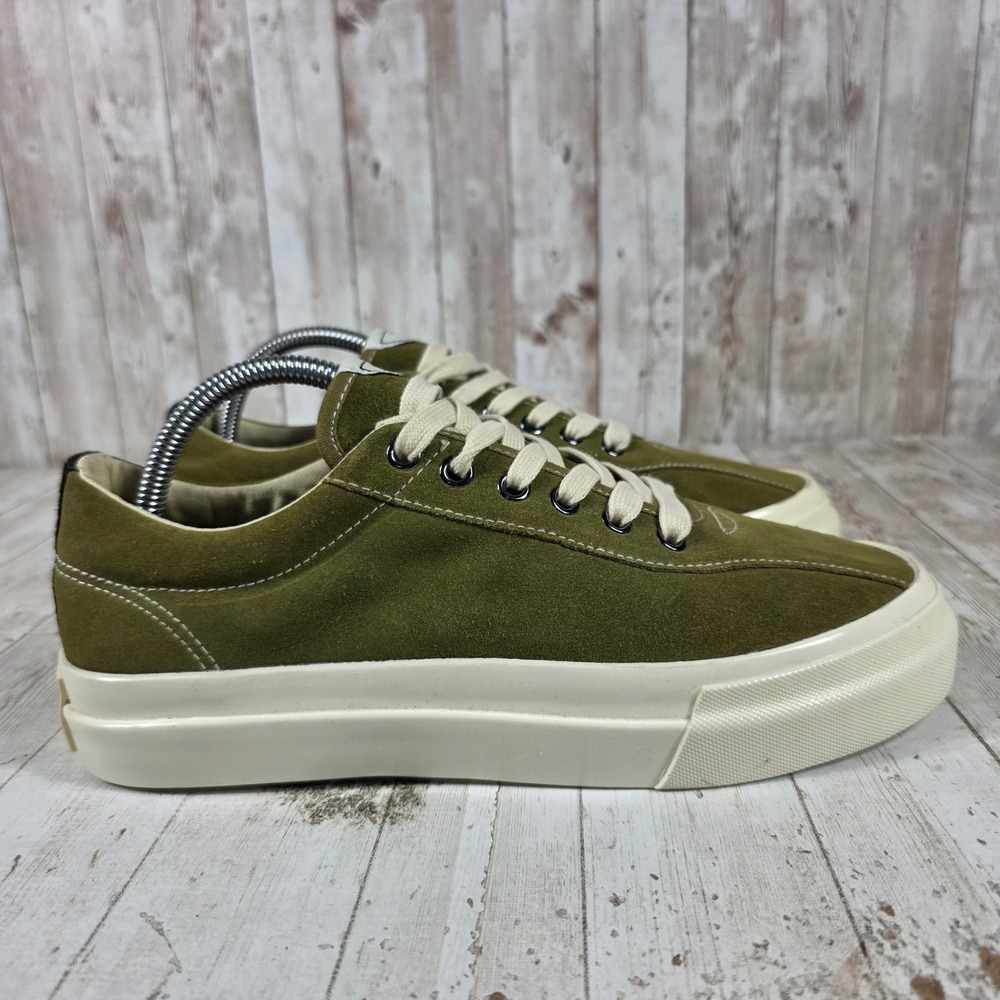 Stepney Workers Club Dellow S-Strike Moss Green Suede Sneakers Mens 8 Womens 10‎